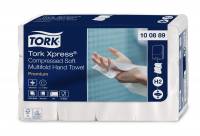 Tork Xpress Soft Multifold H2 h&aring;ndkl&aelig;deark Interfold 100889 2-lag hvid