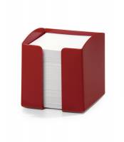Durable Trend kubusblokholder incl 800 ark papir rød