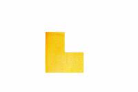 Durable Gulvmarkering "L-form" til gulvet gul