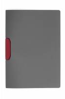 Durable Duraswing klemmappe polypropylen A4 grå med rød klemme