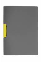 Durable Duraswing klemmappe polypropylen A4 grå med gul klemme