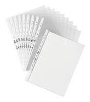 Durable plastlomme til ringbind premium A4 glasklar pp pose med 10 stk