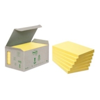 3M Post-it Notes 76x127 recycled gul 6 stk pakning