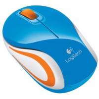 Logitech M187 wireless mini mouse blå
