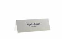 Bordskilt A5 karton til laserprint 170g hvid, 2 stk pr ark