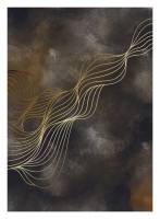 Plakat Wave 21x30cm multifarvet