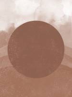 Plakat Soft Shades 30x40cm brun