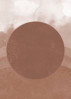 Plakat Soft Shades 50x70cm brun