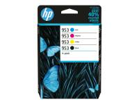 HP 953 original bl&aelig;kpatron CMYK Cartridge 4-Pack