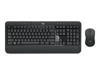 Logitech MK540 trådløst tastatur og mus sort nordic