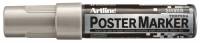 Artline Poster Marker med 12mm rund spids sølv