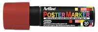 Artline Poster marker EPP-30 med 30mm bred spids brun