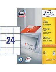 Avery universal etiket ILC 3422 70x35mm hvid
