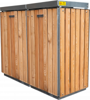 Affaldsbeholder B96-LD selvb&aelig;rende med kr&aelig;ngningsgaffel til papirs&aelig;k