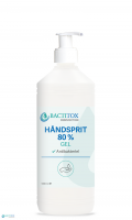 Bactitox Hånddesinfektion gel 80% med pumpe 1 liter