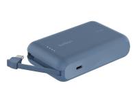 Belkin BoostCharge powerbank 10.000 mAh blå