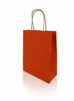 Bong h-Green Recycled bærepose med hank 18,5x8x24cm rød