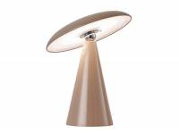 Bordlampe Phoebe LED Ø23cm brun