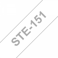 Brother labeltape STe-151 24mm sort