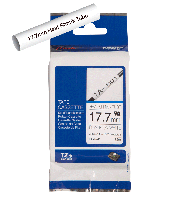 Brother krympeflextape HSe-241 17,7mm sort på hvid 