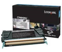 Lexmark C746H3KG original lasertoner sort