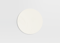 Chat Board Orbit mat rund magnetisk glastavle &Oslash;90cm Pure White