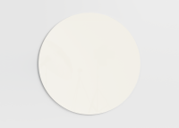 Chat Board Orbit rund magnetisk glastavle &Oslash;120cm Pure White