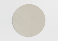Chat Board Orbit rund magnetisk glastavle &Oslash;120cm Sand