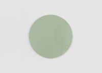 Chat Board Orbit rund magnetisk glastavle &Oslash;90cm Khaki