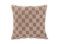 Checker pude 45x15cm brun