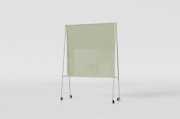 Chat Board Coach magnetisk mobil mat glastavle 120x120cm Khaki