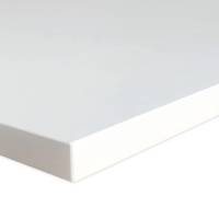 ConSet bordplade 180x80cm 25mm hvid melamin