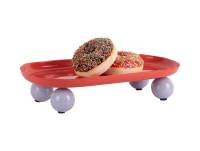 Double Funky bakke 16x6x2cm r&oslash;d og lilla