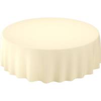 Dug Evolin rund borddug med elegant glans Ø240cm cream