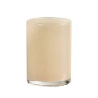 Duni lysestage 85x115mm Ø85mm silky glas beige