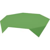 Duni Dunicel stikdug 84x84cm Leaf grøn