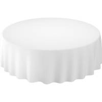 Duni Evolin rund papirsdug med elegant glans Ø240 cm hvid