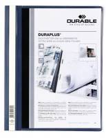 Durable Duraplus præsentationsfolder tilbudsmappe A4plus mørkeblå