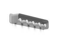 Durable Knager&aelig;kke med 5 knager DURASTORE&reg; gr&aring;