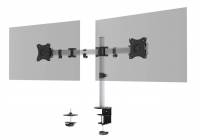 Durable Skærmholder SELECT med arm til 2 skærme, bordbeslag