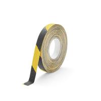 Durable Skridsikker tape DURALINE® GRIP+ color 25 mm Sort/gul
