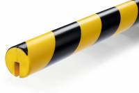 Durable fleksibel kantbeskytter til reoler og lign. E8R 1M Sort-Gul