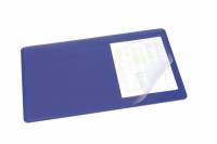 Durable skriveunderlag 40X53cm blå med transparent overlag
