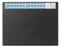 Durable skriveunderlag med udskiftelig kalender 52x65cm sort
