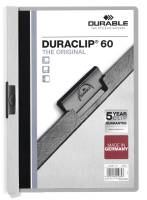 Durable Duraclip Business klemmappe til 60 ark grå