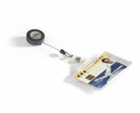 Durable ID-kortholder 8011 54x85mm med yoyo 80cm udtræk