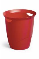 Durable Papirkurv Trend 16 liter med bærehåndtag rød