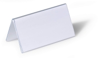 Durable bordskilte holder 52X100mm klar plast | Outlet