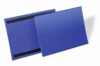 Durable lagerlomme med magnet strips A4 tværformat blå