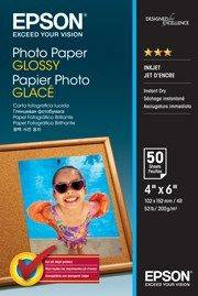 Epson 10x15cm Photo Paper Glossy 200g, 50 ark 